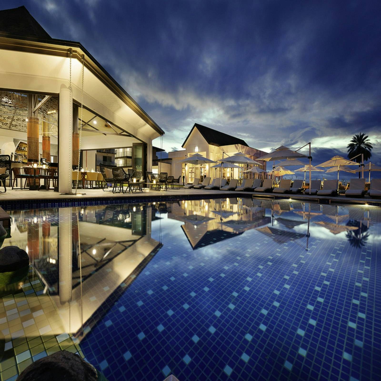 Tropical resort in Mexico